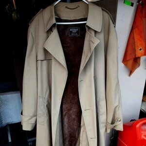Botony 500 Men’s Double Breasted Overcoat Trenchcoat